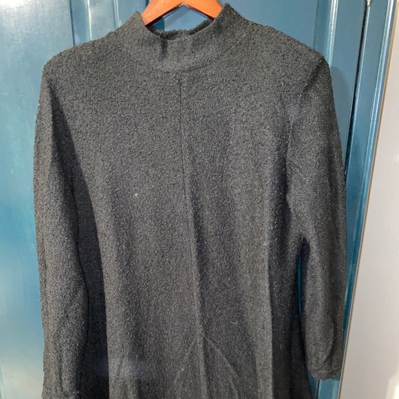 Pier 1 Dresses & Skirts - BLACK TEXTURED DRESS